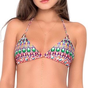 Luli Fama - LIL GEM - CRYSTALLIZED TRIANGLE TOP